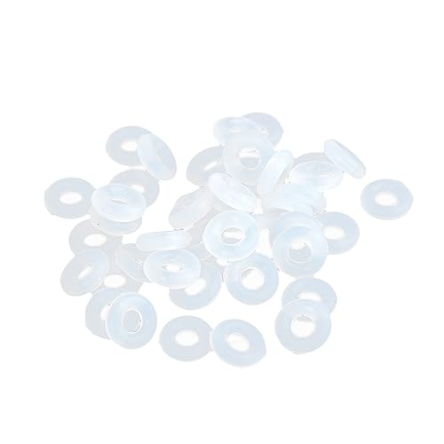TOPPERFUN 80stücke Transparente Silikon-gummidichtungen Für Schlangenketten-charm-armbänder von TOPPERFUN