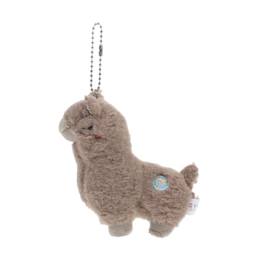 TOPPERFUN Alpaka-schlüsselanhänger Schlüsselanhänger Süßer Alpaka-schlüsselanhänger Schlüsselanhänger Mit Tieranhänger Plüsch-schaf-schlüsselanhänger Alpaka-handtaschenanhänger Plüsch von TOPPERFUN