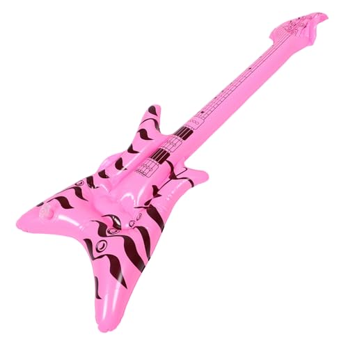 TOPPERFUN Aufblasbare Rock Musik Instrumente Aufblasbares Instrument Dekorationen Für Musikinstrumente Tanzparty -Dekorationen Partygeschenke Für Gitarren Gefälschte E-Gitarre Rosa PVC TOPPERFUN Aufblasbare Rock Musik Instrumente Aufblasbares Instrument Dekorationen Für Musikinstrumente Tanzparty -Dekorationen Partygeschenke Für Gitarren Gefälschte E-Gitarre Rosa PVC von TOPPERFUN