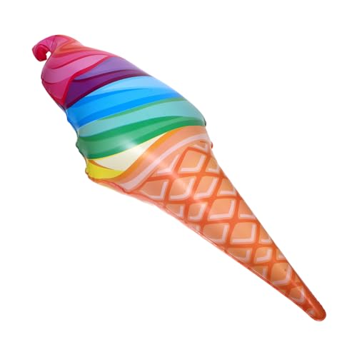 TOPPERFUN Aufblasbare Eistüte aus PVC Bunte Party Dekoration für Kindergeburtstag und Hochzeiten Vielseitiges Aufblasbares Spielzeug Dekorative Eistüte Requisite für Drinnen und Draußen TOPPERFUN Aufblasbare Eistüte aus PVC Bunte Party Dekoration für Kindergeburtstag und Hochzeiten Vielseitiges Aufblasbares Spielzeug Dekorative Eistüte Requisite für Drinnen und Draußen von TOPPERFUN