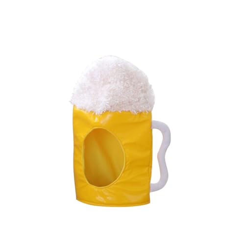 TOPPERFUN Bierspielzeug Karikatur Plüschfoto Cartoonhut winterliche Kopfbedeckung komfortabel Bier Requisiten Spaß Bierkrug Hut Cartoon-Kappe Cosplay-Kopfbedeckung Yellow TOPPERFUN Bierspielzeug Karikatur Plüschfoto Cartoonhut winterliche Kopfbedeckung komfortabel Bier Requisiten Spaß Bierkrug Hut Cartoon-Kappe Cosplay-Kopfbedeckung Yellow von TOPPERFUN