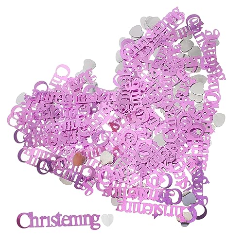 TOPPERFUN Christening Konfetti für Shower Dekorative Tischstreuung mit Taufpartys und Festlichkeiten Plastik Leicht und Vielseitig Einsetzbar TOPPERFUN Christening Konfetti für Shower Dekorative Tischstreuung mit Taufpartys und Festlichkeiten Plastik Leicht und Vielseitig Einsetzbar von TOPPERFUN