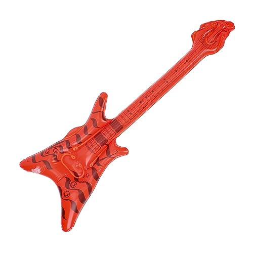 TOPPERFUN Dekorative Aufblasbare Gitarre Gitarrenmodell für Musikdekoration Themenpartys und Fotorequisiten aus Hochwertigem Zufälligen Farben für Karneval TOPPERFUN Dekorative Aufblasbare Gitarre Gitarrenmodell für Musikdekoration Themenpartys und Fotorequisiten aus Hochwertigem Zufälligen Farben für Karneval von TOPPERFUN