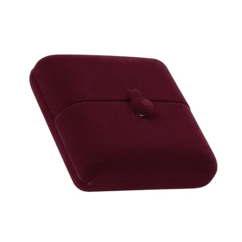 TOPPERFUN Elegante Schmuckschatulle Doppelklapp Schmuckbox aus Robustem Material Praktische Reise schmuckorganizer Geschenkbox für Armbänder für Zuhause Party und Unterwegs von TOPPERFUN