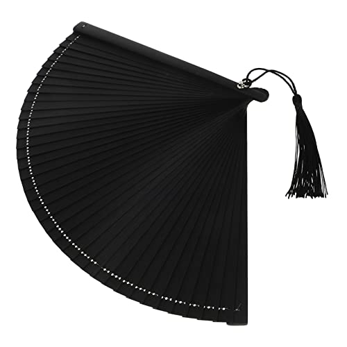 TOPPERFUN Faltbarer Handfächer aus Retro Fächer mit Quaste und Tasche für Tanzaufführungen Schlichtes Design Langlebig für Hochzeiten und Dekorationen TOPPERFUN Faltbarer Handfächer aus Retro Fächer mit Quaste und Tasche für Tanzaufführungen Schlichtes Design Langlebig für Hochzeiten und Dekorationen von TOPPERFUN