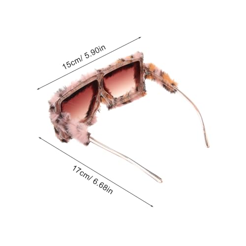TOPPERFUN Flauschige Katzenaugen Sonnenbrille für Damen und Herren Leichte Partybrille Lustige Stabile Brillen für Festivals Geburtstagsfeiern und Fotoshootings TOPPERFUN Flauschige Katzenaugen Sonnenbrille für Damen und Herren Leichte Partybrille Lustige Stabile Brillen für Festivals Geburtstagsfeiern und Fotoshootings von TOPPERFUN