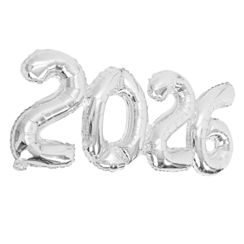 TOPPERFUN Folienballon Aluminiumfolie Langlebig Vielseitig für Silvester Abschlussfeier Geburtstag Hochzeit Valentinstag Festliche Dekoration von TOPPERFUN