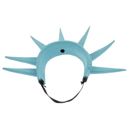 TOPPERFUN Freiheitsstatue Stirnband mit Fackel Spiked Kopfband für Kostüm Patriotisches Party accessoire für Halloween und Festivals Verstellbar und Langlebig für Erwachsene von TOPPERFUN