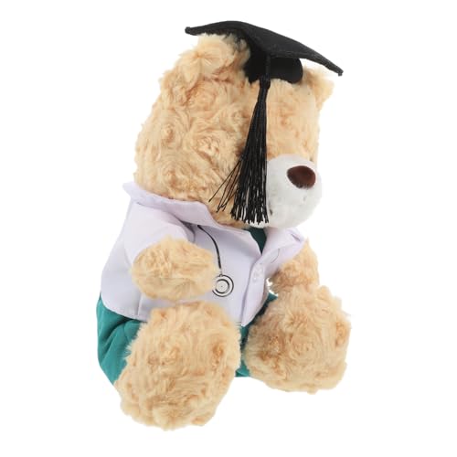 TOPPERFUN Gefüllte Arztbärenpuppen, Plüschbärentier Mit Arztuniform, Bärenstofftier Für Ärzte, Krankenpflegestudenten, Abschlussfeier, Weihnachtsfeier TOPPERFUN Gefüllte Arztbärenpuppen, Plüschbärentier Mit Arztuniform, Bärenstofftier Für Ärzte, Krankenpflegestudenten, Abschlussfeier, Weihnachtsfeier von TOPPERFUN