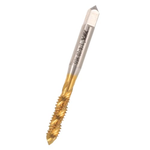 TOPPERFUN Gewindeeinlegewerkzeug Senkbohrer konischer Bohrer Stufenbohrer klopfen Schraubgewindeschneider Reparatur des Gewindebohrers Tippen Sie auf 1/4 20 Hochgeschwindigkeitsstahl Golden TOPPERFUN Gewindeeinlegewerkzeug Senkbohrer konischer Bohrer Stufenbohrer klopfen Schraubgewindeschneider Reparatur des Gewindebohrers Tippen Sie auf 1/4 20 Hochgeschwindigkeitsstahl Golden von TOPPERFUN