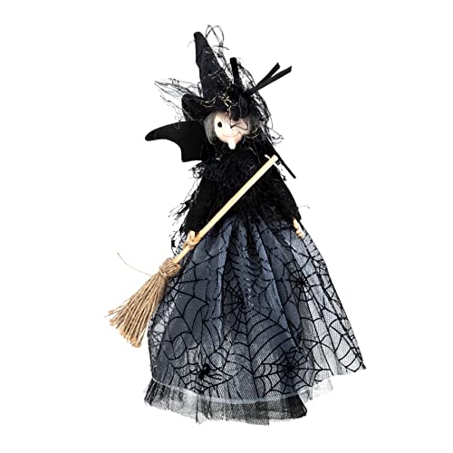 TOPPERFUN Halloween Hexenpuppen Dekoration Hexenfigur für Tisch und Regal Perfektes für Halloween Partys und Festlichkeiten von TOPPERFUN