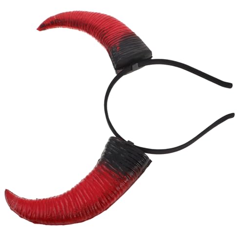 TOPPERFUN Halloweendeko Teufelshorn Haarreif Verstellbares Leichtes Party Haaraccessoire mit Realistischen Hörnern Geeignet für Damen und Herren für Karneval Cosplay und Fotoshootings TOPPERFUN Halloweendeko Teufelshorn Haarreif Verstellbares Leichtes Party Haaraccessoire mit Realistischen Hörnern Geeignet für Damen und Herren für Karneval Cosplay und Fotoshootings von TOPPERFUN
