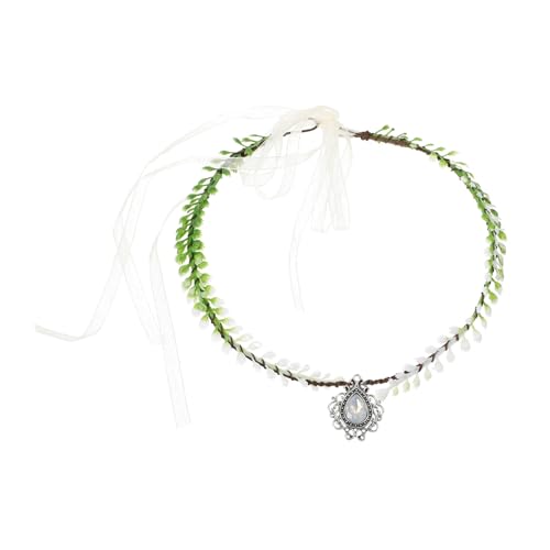 TOPPERFUN Handgefertigtes Grünes Blattkrone Haarschmuck Braut Haarreif mit Strass für Hochzeit Cosplay Feen Stirnband Damen Festliche Anlässe Ball Prom TOPPERFUN Handgefertigtes Grünes Blattkrone Haarschmuck Braut Haarreif mit Strass für Hochzeit Cosplay Feen Stirnband Damen Festliche Anlässe Ball Prom von TOPPERFUN
