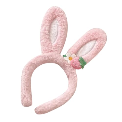 TOPPERFUN Hasen Stirnband aus Lustiges Haarband mit Tierohren für Erwachsene Kostümzubehör für Ostern Partys und Cosplay Veranstaltungen Bequem von TOPPERFUN