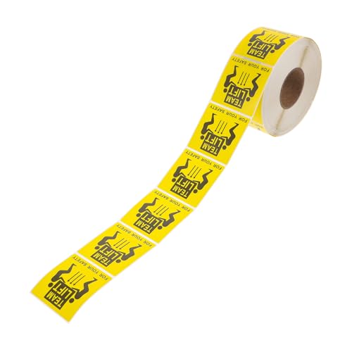 TOPPERFUN Heavy Shipping Labels Team Lift Sticker Klare Warnetiketten für Schwere Gegenstände für und Transport Stark Haftend und Sicher TOPPERFUN Heavy Shipping Labels Team Lift Sticker Klare Warnetiketten für Schwere Gegenstände für und Transport Stark Haftend und Sicher von TOPPERFUN