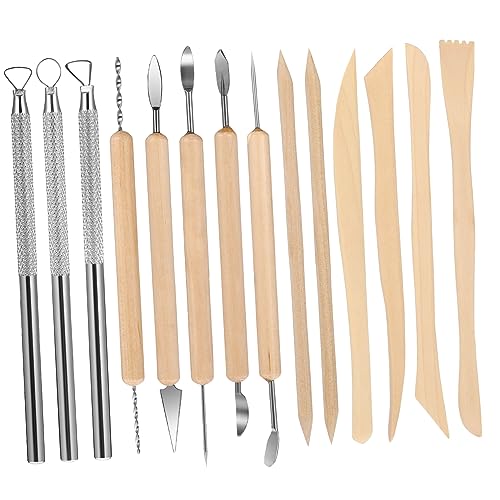 TOPPERFUN Holzwerkzeuge Professionelle Tonwerkzeuge modellierwerkzeug modelierwerkzeug Holzschnitzwerkzeuge Modelle Skulptur Werkzeuge Ton Skulptur Werkzeuge Holz luftgetrocknet einstellen TOPPERFUN Holzwerkzeuge Professionelle Tonwerkzeuge modellierwerkzeug modelierwerkzeug Holzschnitzwerkzeuge Modelle Skulptur Werkzeuge Ton Skulptur Werkzeuge Holz luftgetrocknet einstellen von TOPPERFUN