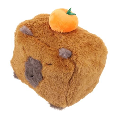 TOPPERFUN Kasten Capybara-Taschentuchbox Schreibtischdekor Tischtuchhalter Taschentuchspender Gewebeabdeckung Würfelboxen für Kosmetiktücher Stoffbezug Plüschstoffe TOPPERFUN Kasten Capybara-Taschentuchbox Schreibtischdekor Tischtuchhalter Taschentuchspender Gewebeabdeckung Würfelboxen für Kosmetiktücher Stoffbezug Plüschstoffe von TOPPERFUN