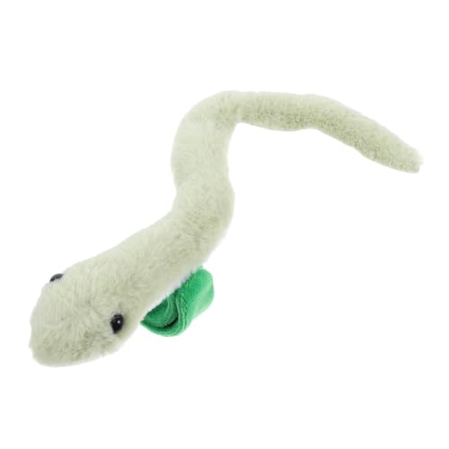 TOPPERFUN Kleines Grünes Schlangenarmband Schlangen Plüscharmband Tier Schlagarmbänder Tier Schlagarmbänder Schlangen Schlagarmbänder Gefülltes Schlagarmband Schlangen Partygeschenke von TOPPERFUN