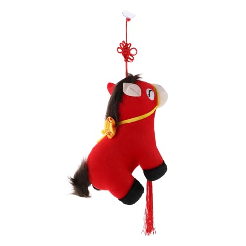 TOPPERFUN Kleines Maskottchen für Chinesische Neujahrsdekorationen Perfektes und Tischornament für Freunde und Familie von TOPPERFUN