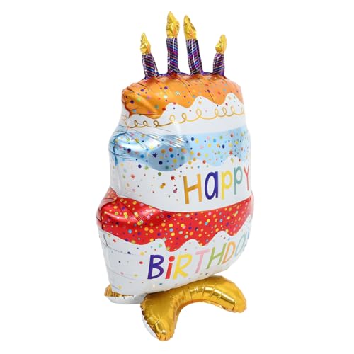 TOPPERFUN Kuchen -Aluminium -Filmballon Geburtstagsfeierdekorationen Atmosphäre Dekoration Geburtstagsballon aus Folie stehender Ballon Folienballons Partyballons Dekorationen Aluminiumfolie TOPPERFUN Kuchen -Aluminium -Filmballon Geburtstagsfeierdekorationen Atmosphäre Dekoration Geburtstagsballon aus Folie stehender Ballon Folienballons Partyballons Dekorationen Aluminiumfolie von TOPPERFUN