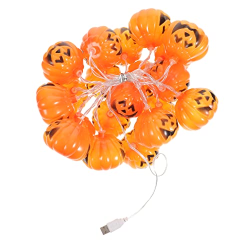 TOPPERFUN Kürbis Lichterkette Mit Leucht-leds Usb Betrieben Dekorative Halloween-beleuchtung Für Innen Und Außen Einfache Installation Und Kreative Festtagsdekoration von TOPPERFUN