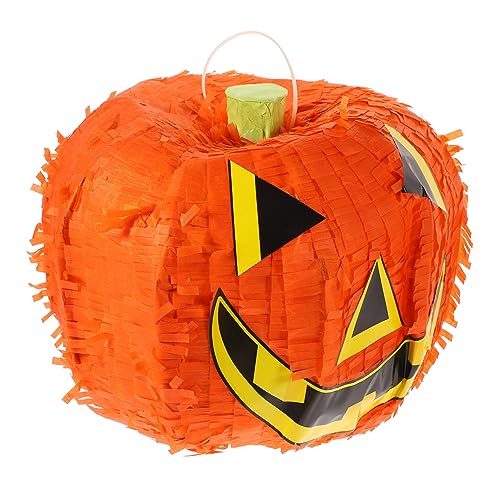 TOPPERFUN Kürbis Pinata für Halloween Faltbare Party Dekoration mit Buntem für Kinderfeste und Überraschungen Robustes Papiermaterial Tragbar und Leicht von TOPPERFUN
