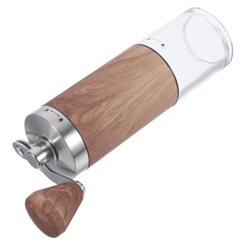 TOPPERFUN Manuelle Handkaffeemühle mit Edelstahlmahlwerk Hochwertige Abnehmbare Kaffeebohnenschleifmaschine für Einfach zu Reinigen Geeignet für Kaffee Salz und Gewürze von TOPPERFUN