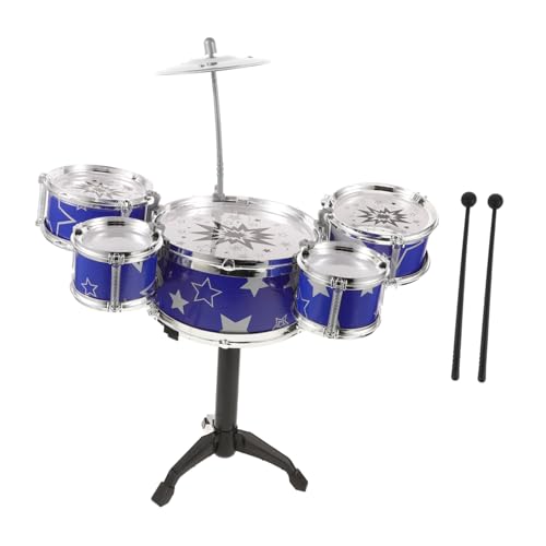 TOPPERFUN Mini Schlagzeug Set für Kinderfreundliches Musikinstrument zur Rhythmusentwicklung Sichere Kleine Trommel für Schreibtisch die Musikalische von Kleinkindern TOPPERFUN Mini Schlagzeug Set für Kinderfreundliches Musikinstrument zur Rhythmusentwicklung Sichere Kleine Trommel für Schreibtisch die Musikalische von Kleinkindern von TOPPERFUN
