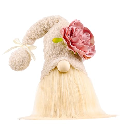 TOPPERFUN Nelkenpuppe Gnom Puppe Puppe Puppenornament Kreative Puppe Vorhanden Haushaltspuppendekor Muttertagsgeschenk Zum Muttertag Stoff von TOPPERFUN
