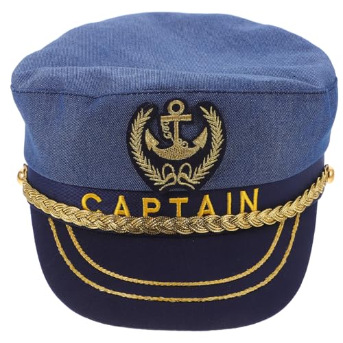 TOPPERFUN Partyhut Hat Kapitänshut Für Männer Kapitänshut Matrosenhut Männer Matrosenkostümzubehör Matrosenhut Bootshüte Für Männer Matrosenzubehör Bootshut Für Männer Polyester TOPPERFUN Partyhut Hat Kapitänshut Für Männer Kapitänshut Matrosenhut Männer Matrosenkostümzubehör Matrosenhut Bootshüte Für Männer Matrosenzubehör Bootshut Für Männer Polyester von TOPPERFUN