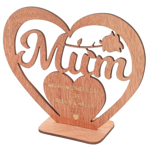 TOPPERFUN Partyzubehör Zum Muttertag Herzstücke Zum Muttertag Muttertags-Herz-tischschild Tischdeko Zum Muttertag Tischschild Aus Holz Zum Muttertag Hölzern TOPPERFUN Partyzubehör Zum Muttertag Herzstücke Zum Muttertag Muttertags-Herz-tischschild Tischdeko Zum Muttertag Tischschild Aus Holz Zum Muttertag Hölzern von TOPPERFUN