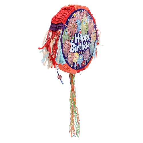 TOPPERFUN Pinata Dekoration für Geburtstagsfeiern Runde Pinata Süßigkeitenbehälter Leuchtende Farben für Party und Foto Requisiten für Besondere TOPPERFUN Pinata Dekoration für Geburtstagsfeiern Runde Pinata Süßigkeitenbehälter Leuchtende Farben für Party und Foto Requisiten für Besondere von TOPPERFUN