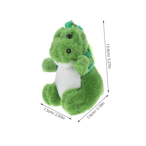 TOPPERFUN Plüsch Dinosaurier Schlüsselanhänger Cartoon Anhänger Rucksack Dekoration Geschenk für Mädchen Jungen Kuscheliges Stofftier Anhänger für Taschen und Geschenke von TOPPERFUN