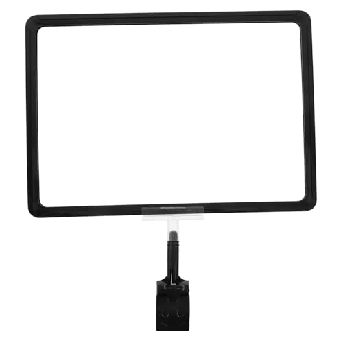 TOPPERFUN Preisschild Clip Anzeige Inhaber Warenanhängerhalter Verkaufsschilder Für Einzelhandelsgeschäfte Speichern Sie Das Display Warenzeichenhalter Abs Black von TOPPERFUN