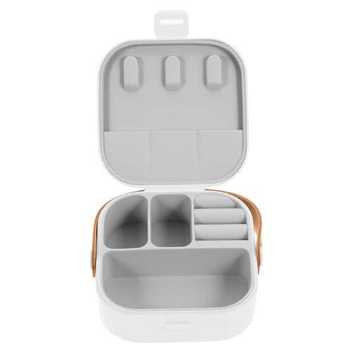 TOPPERFUN Schmuck Organizer Box Kleine Schmuckschatulle für Reisen Kompakte Aufbewahrung für Ringe Ohrringe und Accessoires für Schmuckliebhaber und Unterwegs von TOPPERFUN