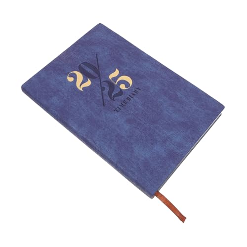 TOPPERFUN Tagesplaner Notizbuch Akademischer Terminplaner für Präzise Planung und Notizen Langlebiges PU für Tägliche Organisation und Notizen von TOPPERFUN