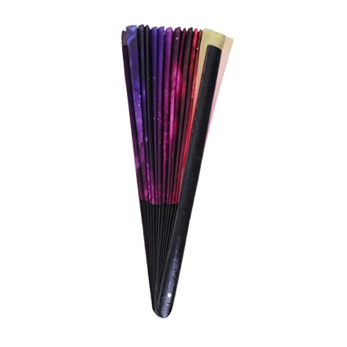 TOPPERFUN Tanzfan faltbar Handfächer falten Dekorationen Handventilator Party Regenbogen Stoff tanzender Fan TOPPERFUN Tanzfan faltbar Handfächer falten Dekorationen Handventilator Party Regenbogen Stoff tanzender Fan von TOPPERFUN