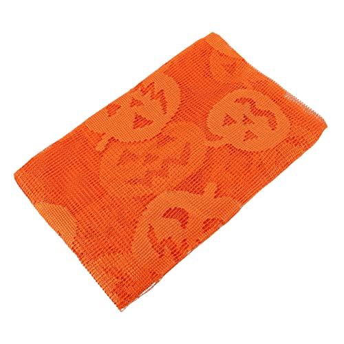TOPPERFUN Vintage Halloween Tischläufer mit Klassischer Spitze Gestrickt Rechteckig Dekorativer Kürbis für Party Festtagsdekoration TOPPERFUN Vintage Halloween Tischläufer mit Klassischer Spitze Gestrickt Rechteckig Dekorativer Kürbis für Party Festtagsdekoration von TOPPERFUN