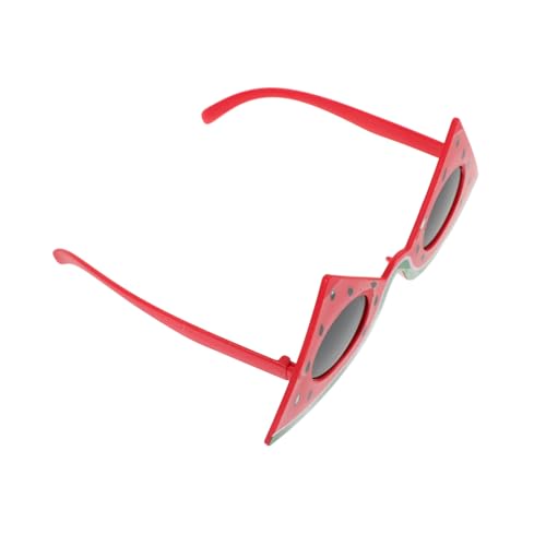 TOPPERFUN Wassermelonen Sonnenbrille Lustige Partybrille für Sommerfeste und Karneval Einzigartiges Design für Maskeraden und Musikfestivals Fotorequisiten Leicht und Bequem von TOPPERFUN