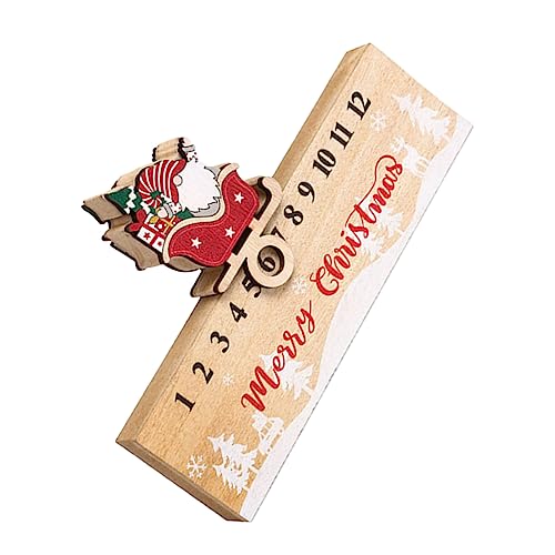 TOPPERFUN Weihnachtlicher Countdown Kalender aus Holz Adventskalender für Erwachsene Festliche Dekoration für Warmes Weihnachtsfest für Wohnzimmer und Schlafzimmer TOPPERFUN Weihnachtlicher Countdown Kalender aus Holz Adventskalender für Erwachsene Festliche Dekoration für Warmes Weihnachtsfest für Wohnzimmer und Schlafzimmer von TOPPERFUN