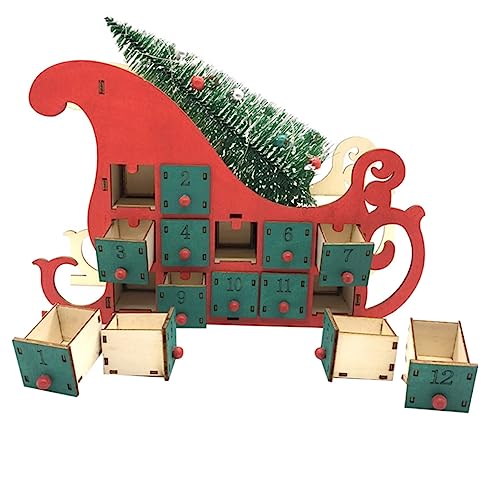 TOPPERFUN Weihnachtlicher Holz Adventskalender Traditioneller Countdown Kalender für Schreibtisch Tägige Weihnachtsdekoration für Zuhause Langlebige Diy Deko für Festliche TOPPERFUN Weihnachtlicher Holz Adventskalender Traditioneller Countdown Kalender für Schreibtisch Tägige Weihnachtsdekoration für Zuhause Langlebige Diy Deko für Festliche von TOPPERFUN