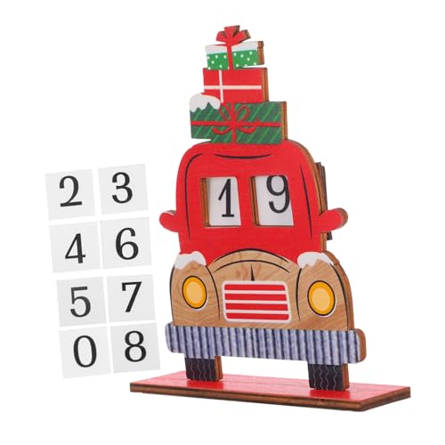 TOPPERFUN Weihnachtsmann-Ornamente Weihnachtsblock-Countdown Schneeflocke Tisch Holzschilder Weihnachts-Countdown-Holzschild Holz-LKW-Weihnachtsdekoration LKW-Ornament aus Holz hölzern rot TOPPERFUN Weihnachtsmann-Ornamente Weihnachtsblock-Countdown Schneeflocke Tisch Holzschilder Weihnachts-Countdown-Holzschild Holz-LKW-Weihnachtsdekoration LKW-Ornament aus Holz hölzern rot von TOPPERFUN