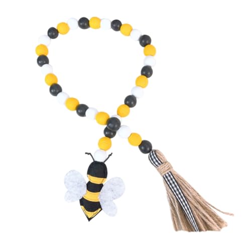 TOPPERFUN Zeichenfolge Biene Holz Perlen Bienen Kinderzimmer Dekorationen Quaste Rustikales Ornamente Party Rustikale Landperlengirlande Für Heimdekoration Stoff TOPPERFUN Zeichenfolge Biene Holz Perlen Bienen Kinderzimmer Dekorationen Quaste Rustikales Ornamente Party Rustikale Landperlengirlande Für Heimdekoration Stoff von TOPPERFUN