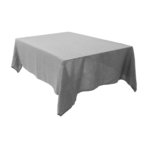 TOPPERFUN wasserdichte Tischdecke aus Abwaschbar und Wiederverwendbar Tiefgrau Tischwäsche für Zuhause und Gastronomie von TOPPERFUN