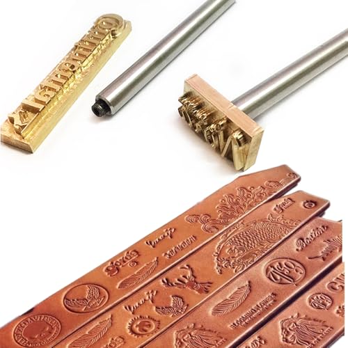 Individuelle Leder-Prägestempel-Logo, Leder-Stempel-Marken-Handwerkzeug, Geschenke für Vater, Ehemann, Freund Individuelle Leder-Prägestempel-Logo, Leder-Stempel-Marken-Handwerkzeug, Geschenke für Vater, Ehemann, Freund von TOPWOOZU