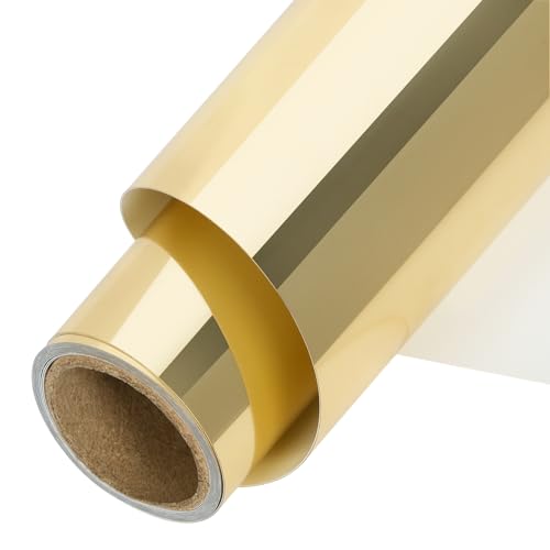 TORC Metallische HTV-Wärmetransfer-Vinyl-Rolle, 30,5 cm x 1,5 m, goldfarben, zum Aufbügeln, für Hemden, kompatibel mit Cricut oder Silhoutte Cameo, leicht zu schneiden und zu jäten TORC Metallische HTV-Wärmetransfer-Vinyl-Rolle, 30,5 cm x 1,5 m, goldfarben, zum Aufbügeln, für Hemden, kompatibel mit Cricut oder Silhoutte Cameo, leicht zu schneiden und zu jäten von TORC