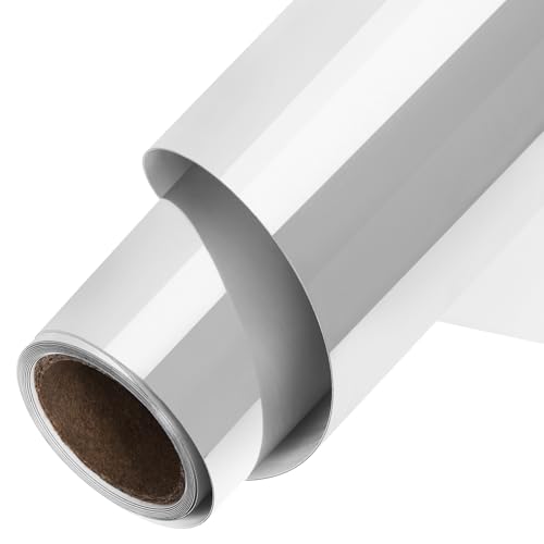 TORC Metallische HTV-Wärmetransfer-Vinyl-Rolle, 30,5 cm x 1,5 m, silberfarben, zum Aufbügeln, für Hemden, kompatibel mit Cricut oder Silhoutte Cameo, leicht zu schneiden und zu jäten TORC Metallische HTV-Wärmetransfer-Vinyl-Rolle, 30,5 cm x 1,5 m, silberfarben, zum Aufbügeln, für Hemden, kompatibel mit Cricut oder Silhoutte Cameo, leicht zu schneiden und zu jäten von TORC