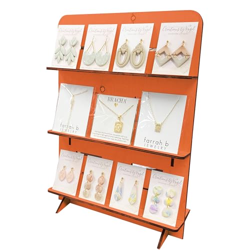 TORCHED DISPLAYS Schreibwaren-Display für Schmuck (Orange) von TORCHED DISPLAYS