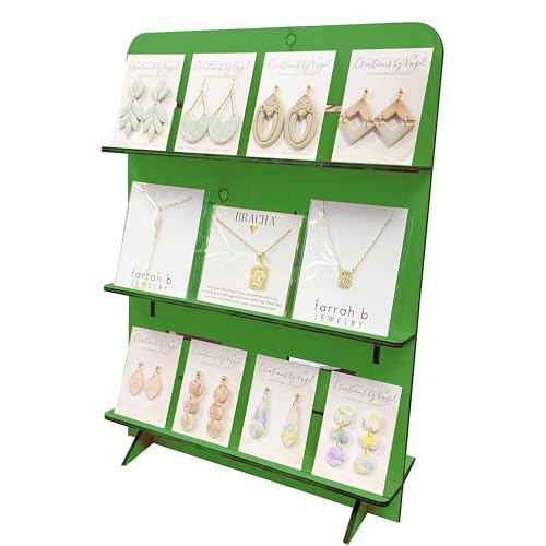 TORCHED DISPLAYS Schreibwaren-Display für Schmuck (grün) von TORCHED DISPLAYS