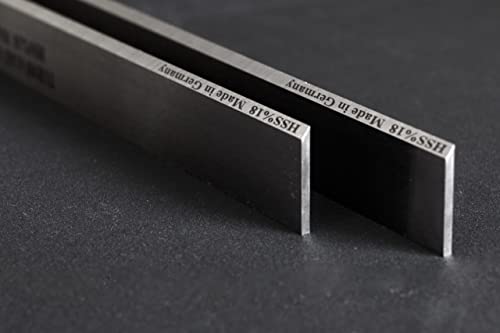 2 Stück Elektra Beckum Hobelmesser 260 x 20 x 3 mm HSS%18 Streifenhobelmesser von TOREX TOOLS